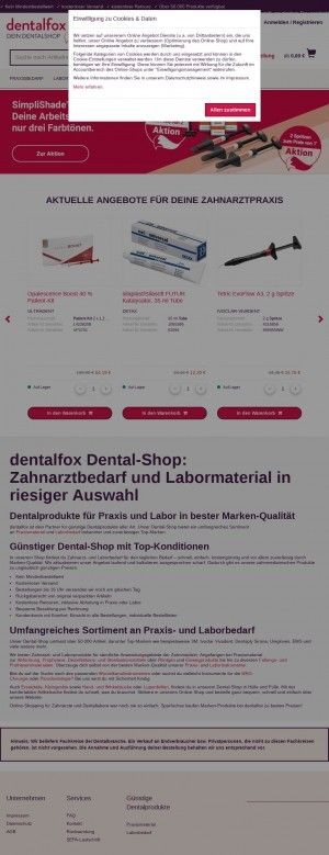 Предпросмотр для dentalfox.com — Дентал Фокс