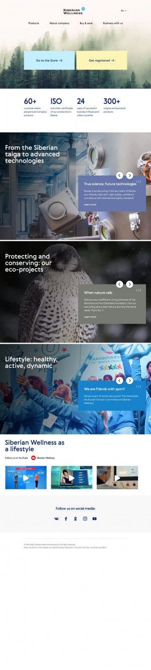 Предпросмотр для www.sibvaleo.com — Сибирское здоровье