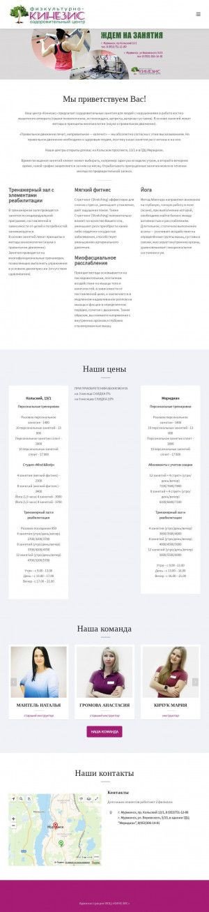 Предпросмотр для kinezis-centr.ru — Кинезис