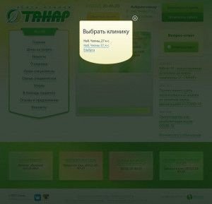 Предпросмотр для www.tanar.ru — Танар, семейная клиника