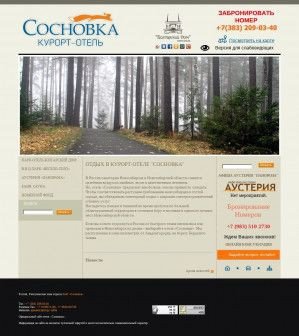Предпросмотр для www.sosnovka.biz — Курорт-отеля Сосновка Представительство