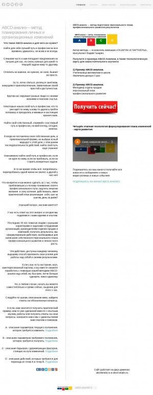 Предпросмотр для abcdanaliz.ru — Abcd анализ